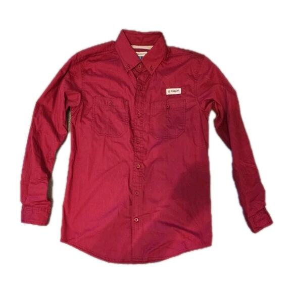 Magellan Outdoors Fish Gear Loose Fit Mens XS Button Long Sleeve Shirt Back Vent - Picture 1 of 13